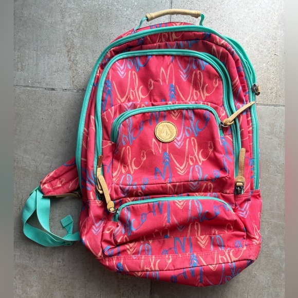 Volcom Fuschia Pink Backpack (4 pocket) - Picture 8 of 8